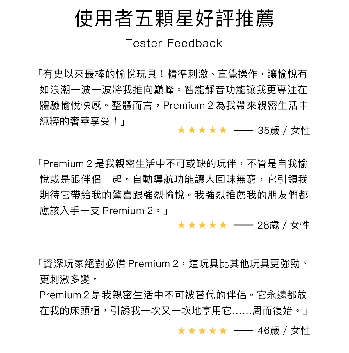 Womanizer Premium 2 使用者評論