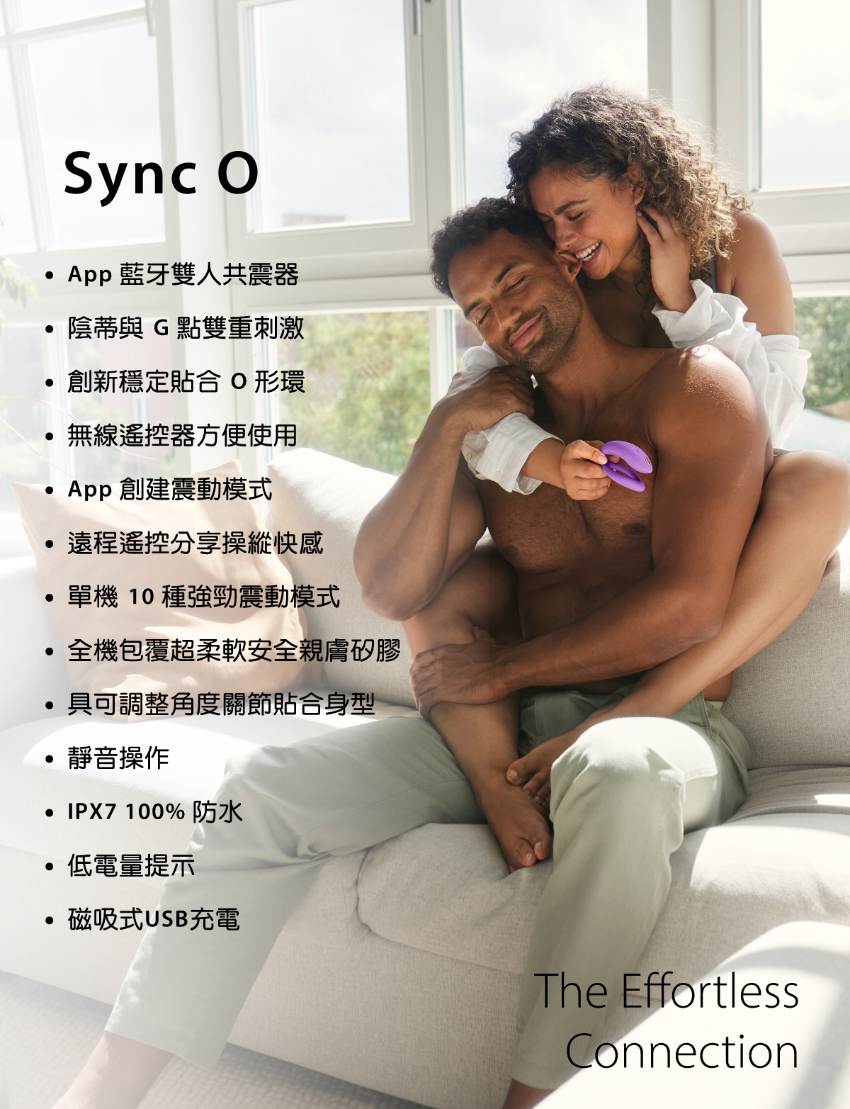 We-Vibe Sync O 藍牙雙人共震器 特色列表